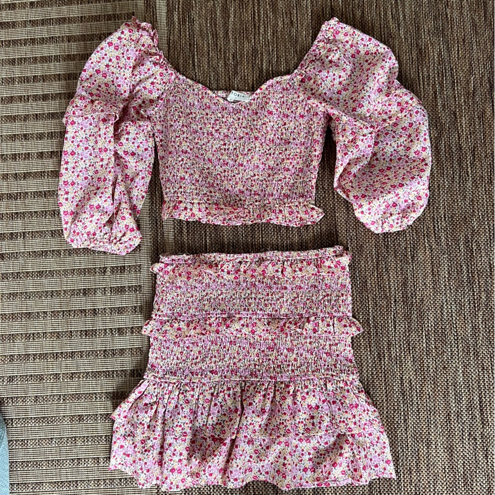 Storia Puff Sleeve Floral Set
